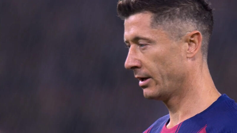 گل اول بارسلونا به سلتاویگو توسط لواندوفسکی