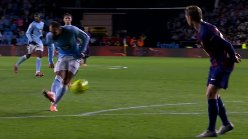 گل دوم سلتاویگو به بارسلونا توسط ایگلسیاس