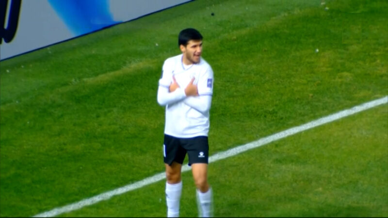 گل اول آخال به سپاهان توسط میرزایف