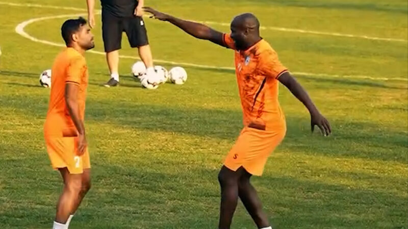 شادی گل متفاوت محمدی فر و بوبو مهاجم چادرملو 