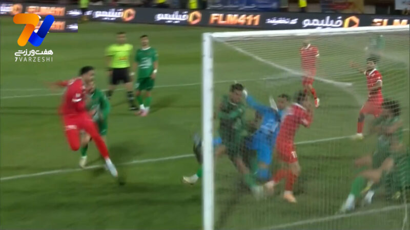 گل دوم پرسپولیس به شمس آذر توسط اوستون اورونوف