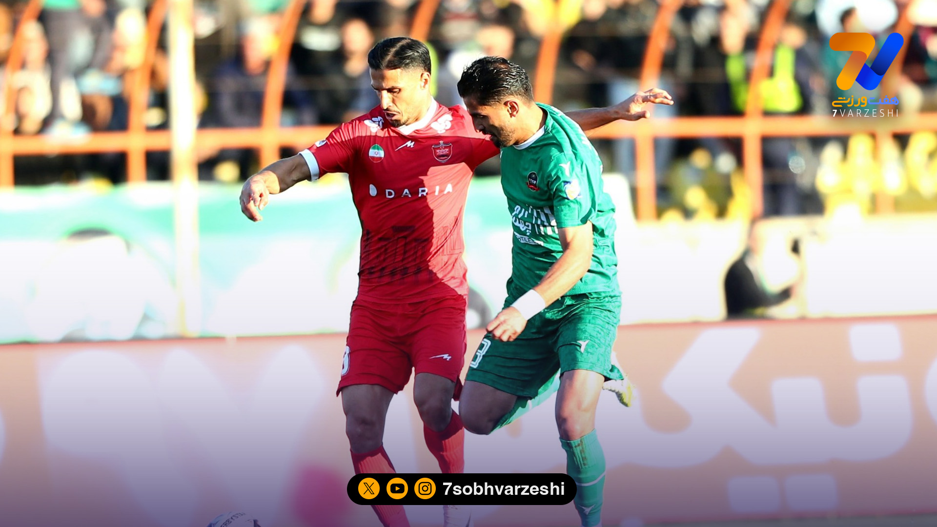 گزارش تصویری بازی شمس آذر و پرسپولیس در قزوین