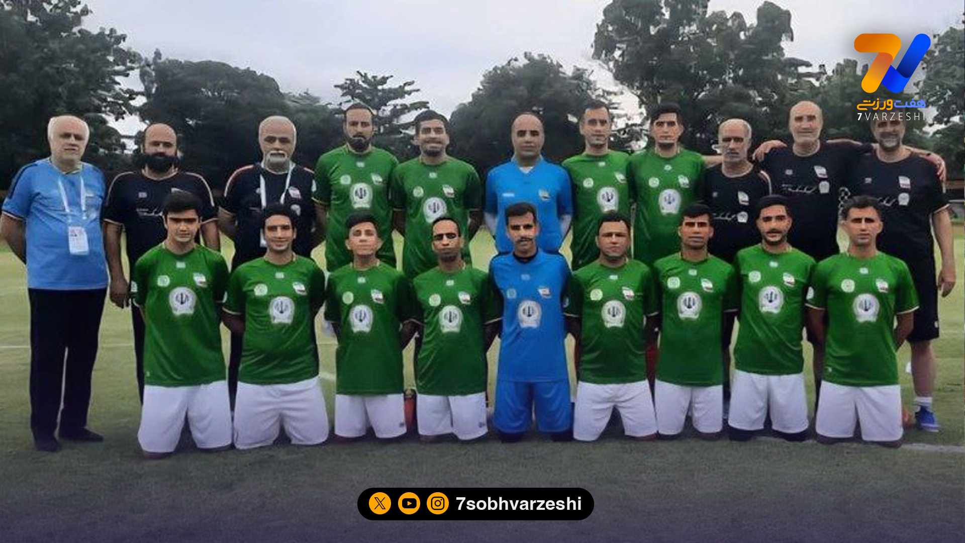 سومین قهرمانی متوالی ایران در فوتبال هفت‌نفره آسیا