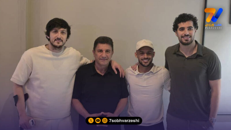 دیدار امیر قلعه‌نویی با سه لژیونر ایرانی در امارات