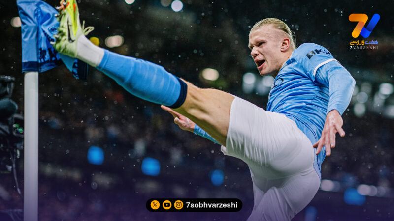 گل اول منچسترسیتی به لیورپول با ضربه سر هالند