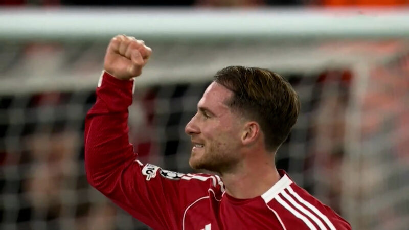 گل اول لیورپول به رئال مادرید توسط الکسیس مک آلیستر