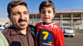 کری هوادار خردسال پرسپولیس برای استقلال ها