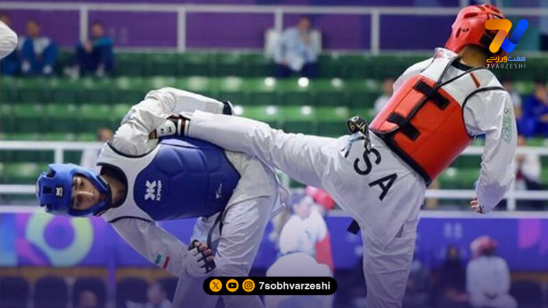 احمد نصیری دستش به مدال نرسید و‌ حذف شد