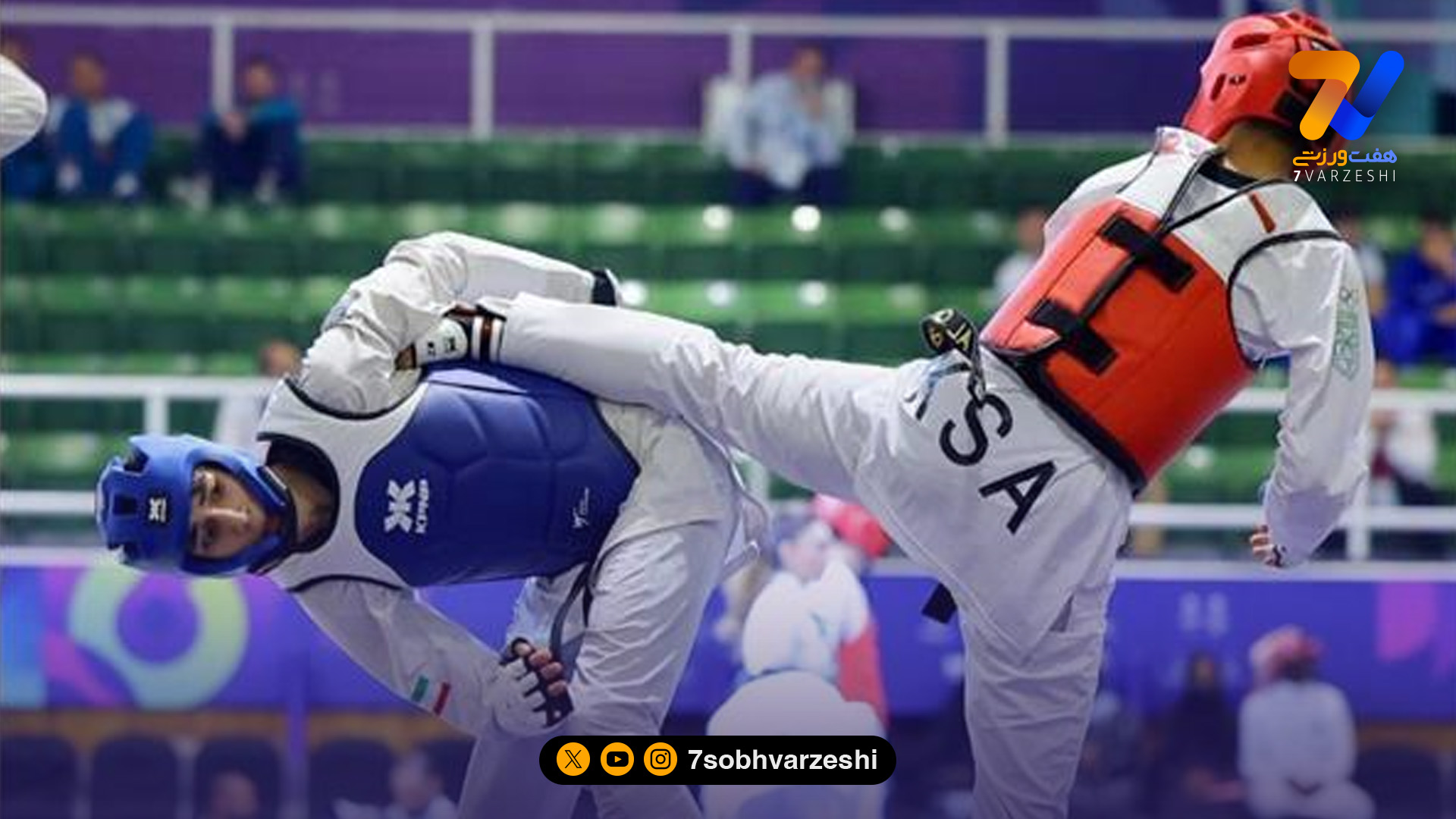 احمد نصیری دستش به مدال نرسید و‌ حذف شد