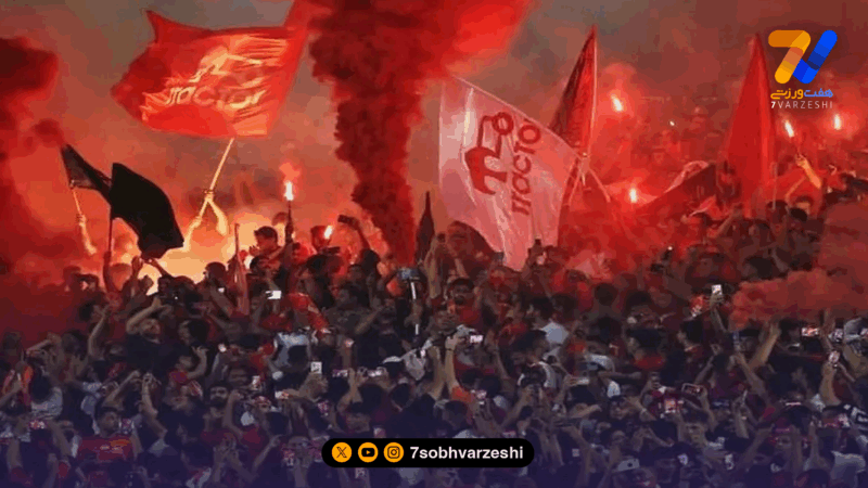 شعار هواداران تراکتور علیه عادل فردوسی‌پور!