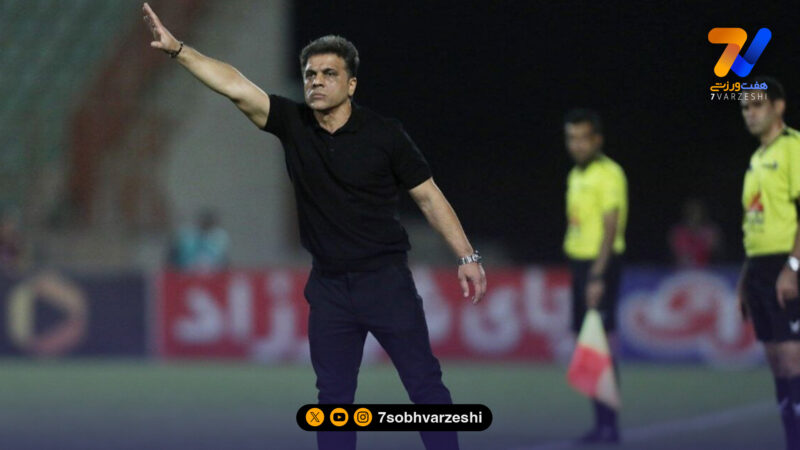 فریادهای وحید رضایی بر سر داور بازی با پرسپولیس؛ واگذارت می‌کنم به خدا!