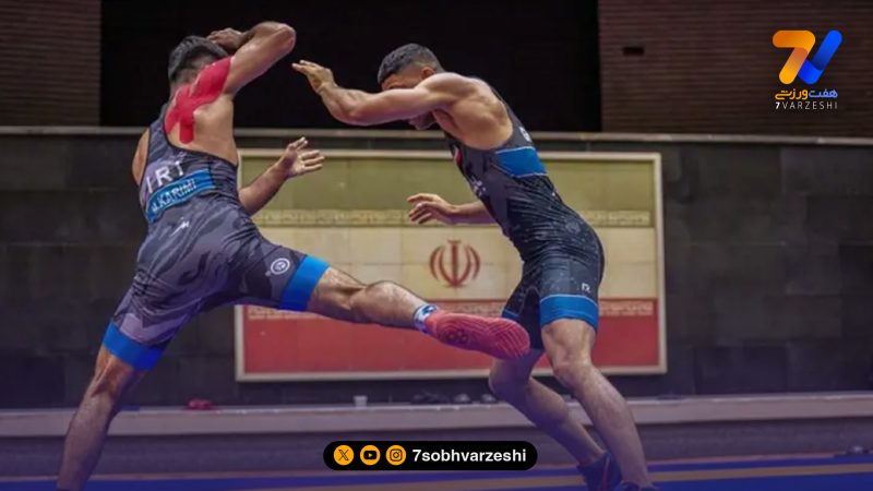 فینال لیگ برتر کشتی فرنگی در سالن هفتم تیر