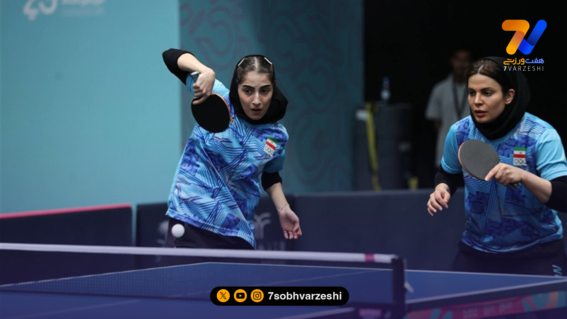  برنز تیم تنیس روی میز دوبل بانوان ایران قطعی شد