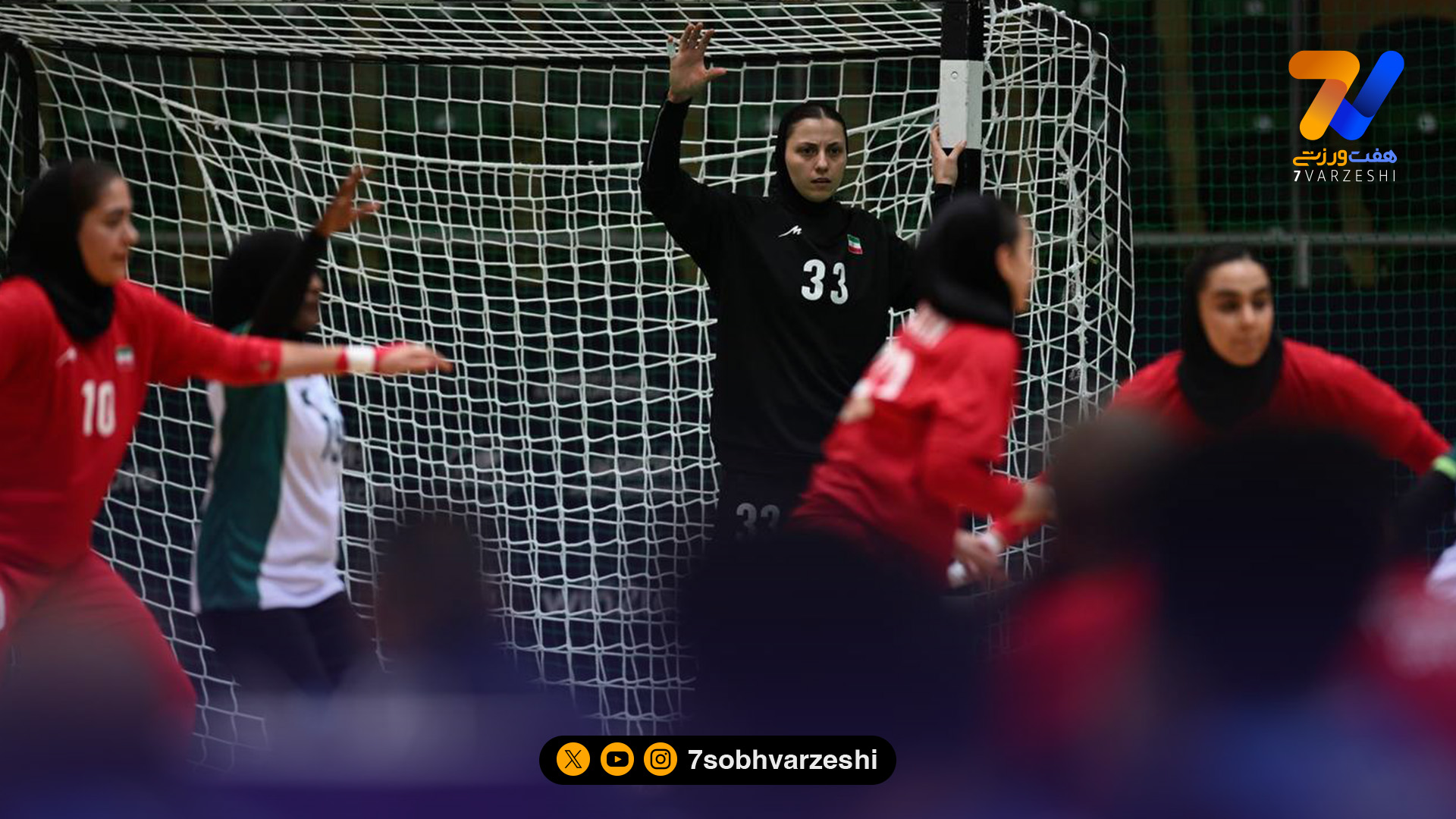 هندبال زنان ایران مثل تیم مردان مالدیو را گلباران کرد