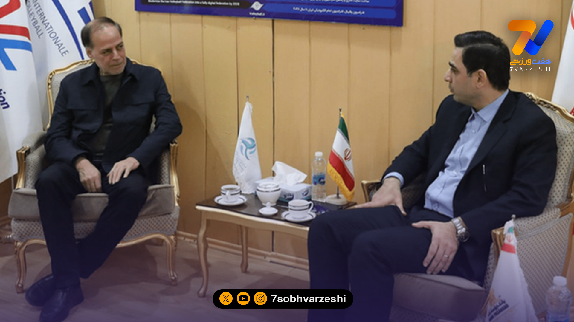 شعر و موسیقی در والیبال ایران؛ دیدار عبدالجبار کاکایی با رئیس فدراسیون