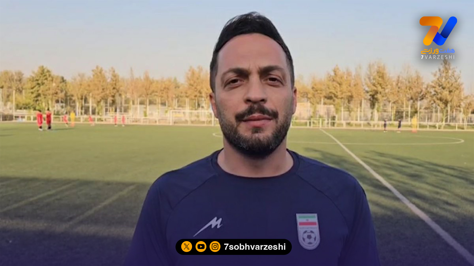 تماس سرمربی ایران با بازیکن مصدوم فلسطین