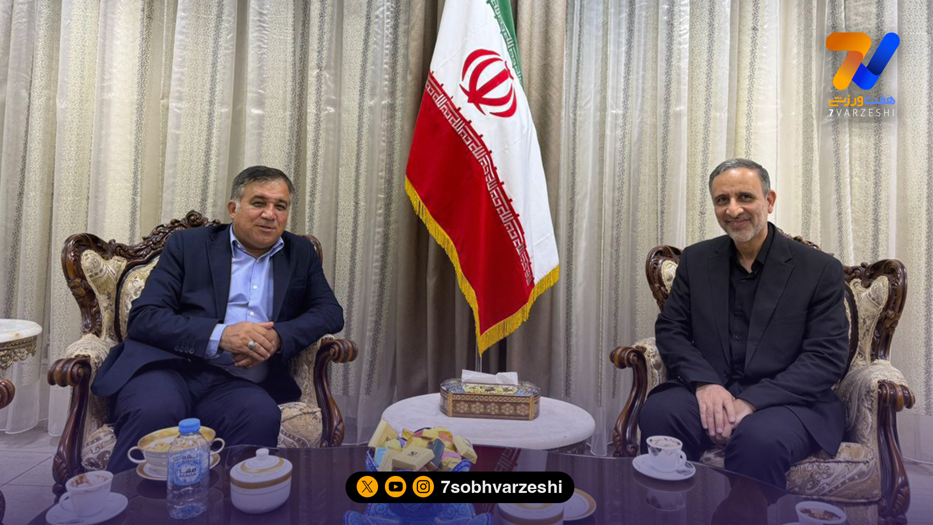 جلسه تاجرنیا در اردن به منظور همکاری‌های جدید ورزشی