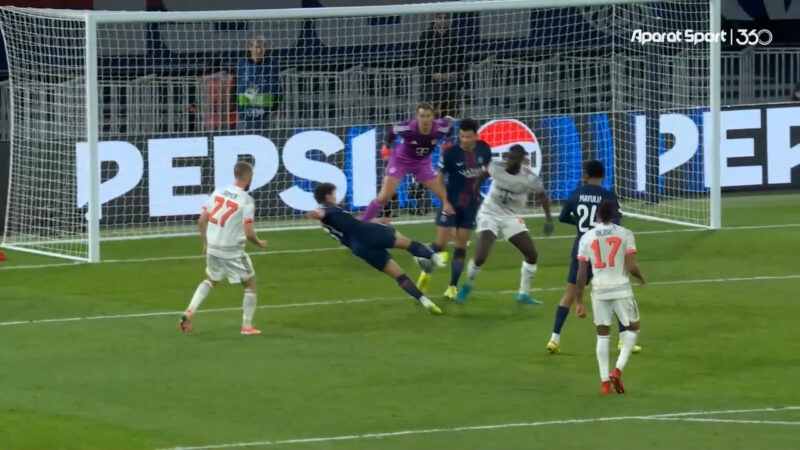 گل اول پاری سن ژرمن به بایرن مونیخ توسط ژائو نوس