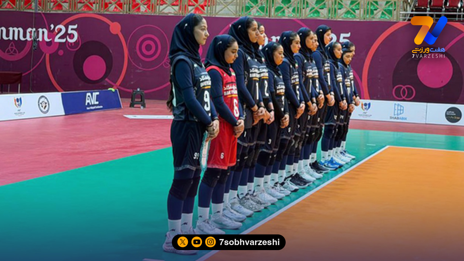 برد قاطع دختران والیبال ایران برابر هند در قهرمانی آسیا