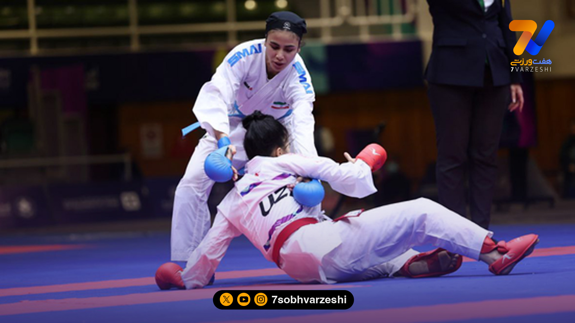 طلای ناب سارا بهمنیار در کاراته!