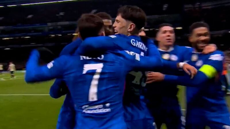 گل اول چلسی به بارسلونا با گل به خودی کونده