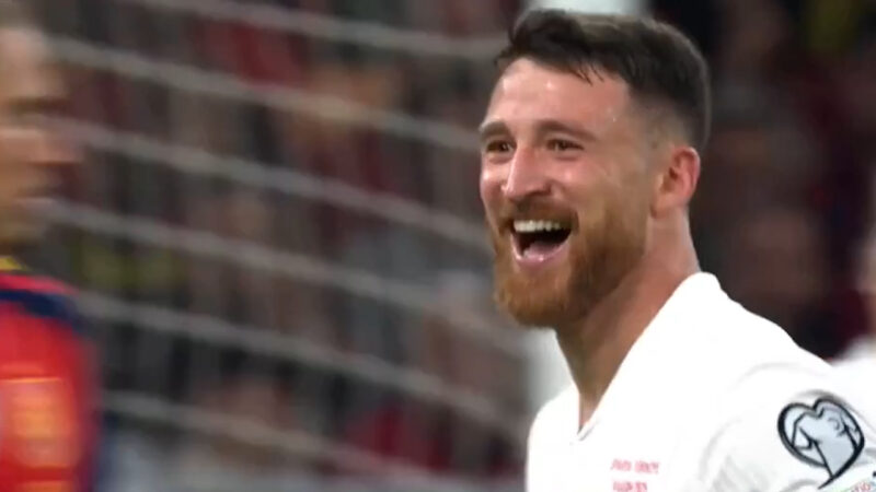 گل دوم ترکیه به اسپانیا توسط صالح اوزچان