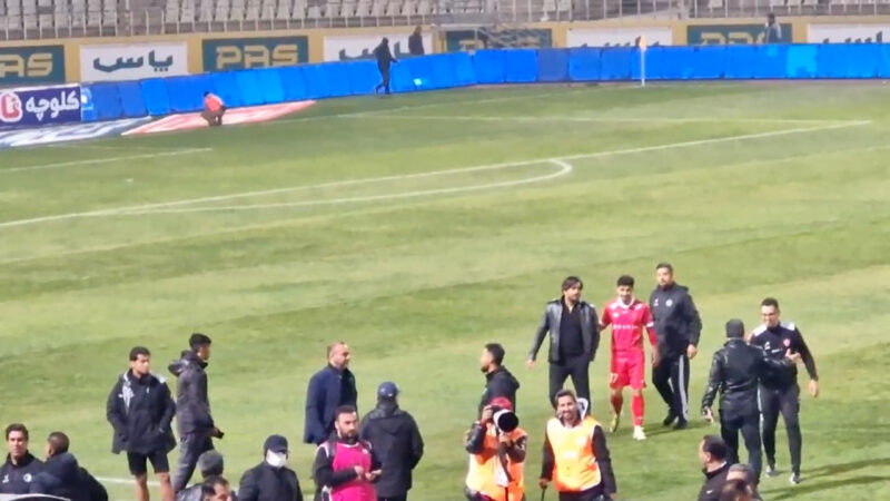 مکالمه خدابنده لو با سعید دقیقی بعد از پایان بازی