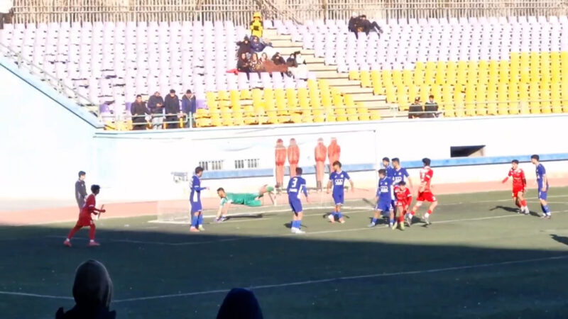 گل اول تیم جوانان پرسپولیس و شادی نیمکت نشینان این تیم