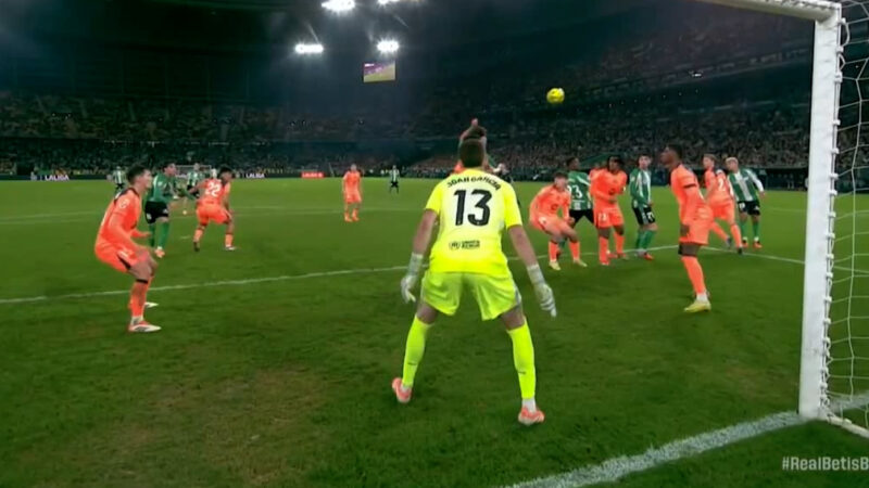 گل دوم رئال بتیس به بارسلونا (دیگو یورنته)