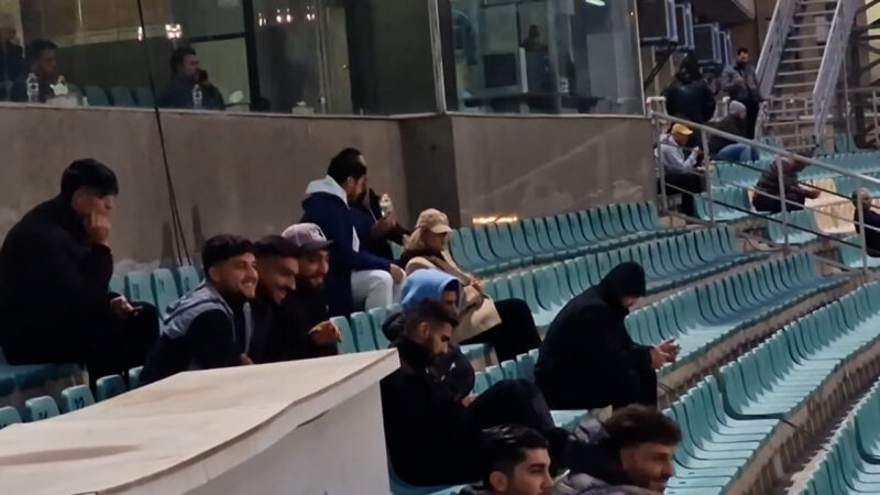 همسر اورونوف تماشاگر بازی پرسپولیس مقابل پیکان