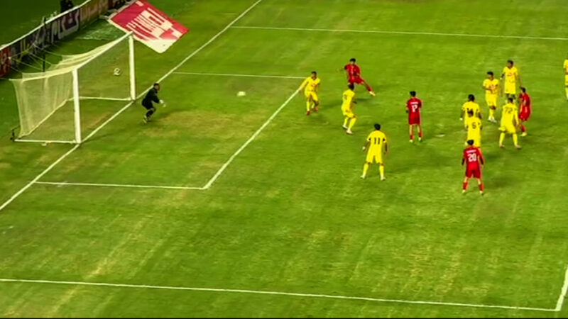 گل اول فولاد به فجرسپاسی (احسان محروقی)