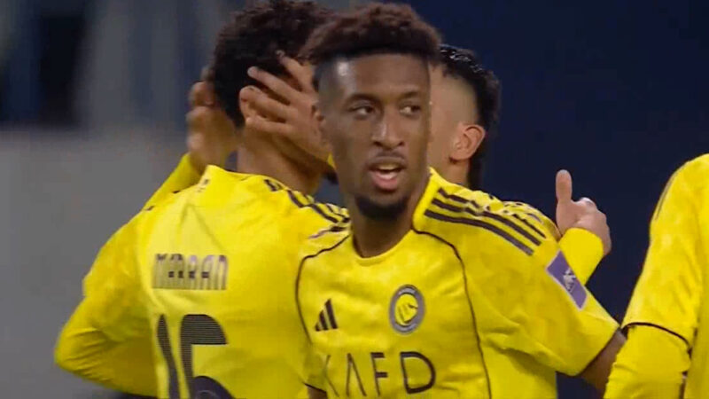 گل پنجم النصر به الزورا عراق (کینگزلی کومان)