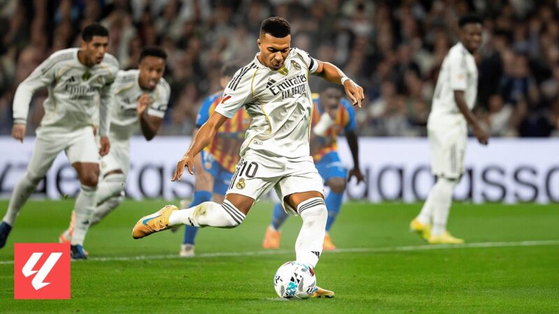 تمام پنالتی‌های کیلیان امباپه در لالیگا