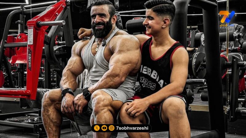 تمرینات سخت پسر هادی چوپان در باشگاه گرگ پارسی