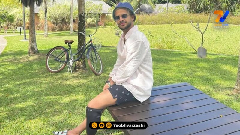 یوگای ذهنی مهدی قایدی در استخر روباز یک جزیره