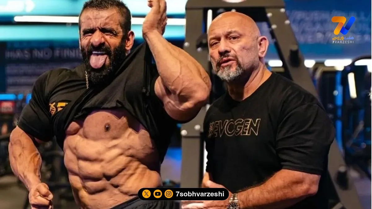 تمرینات سخت و طاقت فرسای هادی چوپان با راهنمایی هانی رامبد