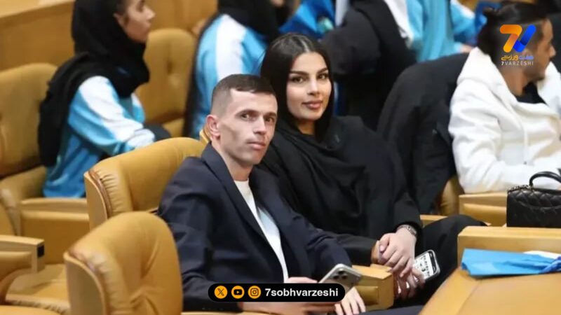 تهران‌گردی یاسر آسانی و همسرش بازیکن خارجی استقلال