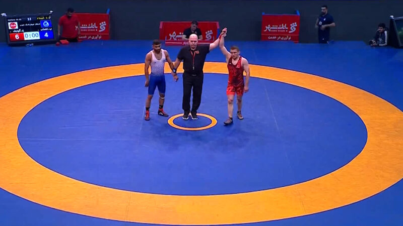 پیروزی عبدالمجید گودیف برابر پیمان نعمتی در وزن ۶۵ کیلوگرم