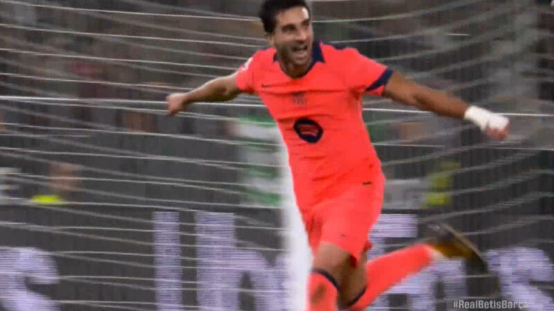 گل دوم بارسلونا به رئال بتیس (فران تورس)
