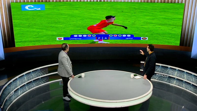 واکنش جالب مجری به شادی گل شجاع خلیل زاده: یاد امین حیایی در اخراجی‌ها افتادم!