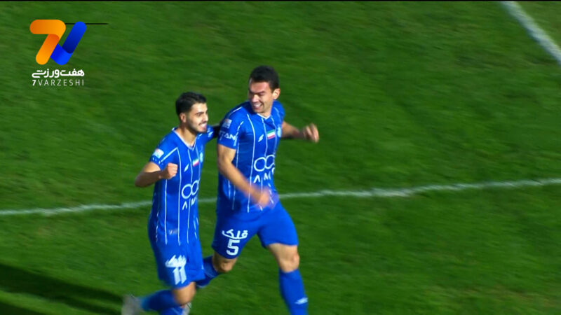 گل اول استقلال به ملوان توسط آشورماتوف