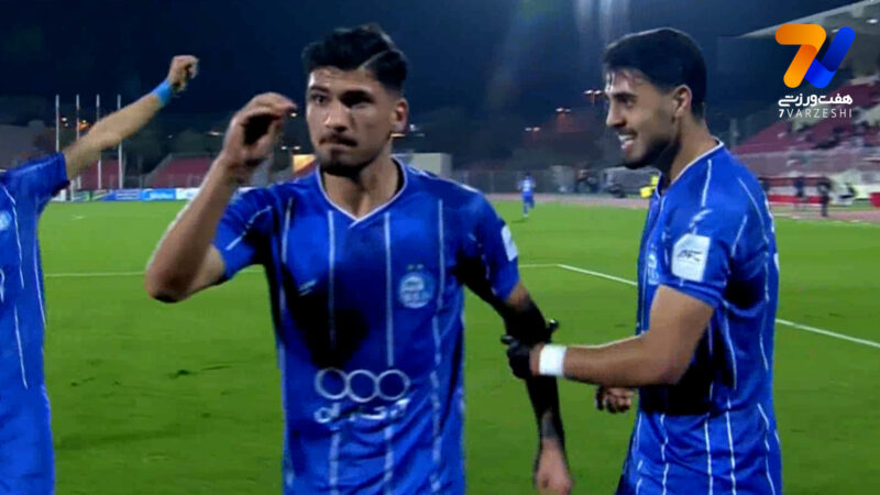 گل اول استقلال به المحرق توسط قلی‌زاده