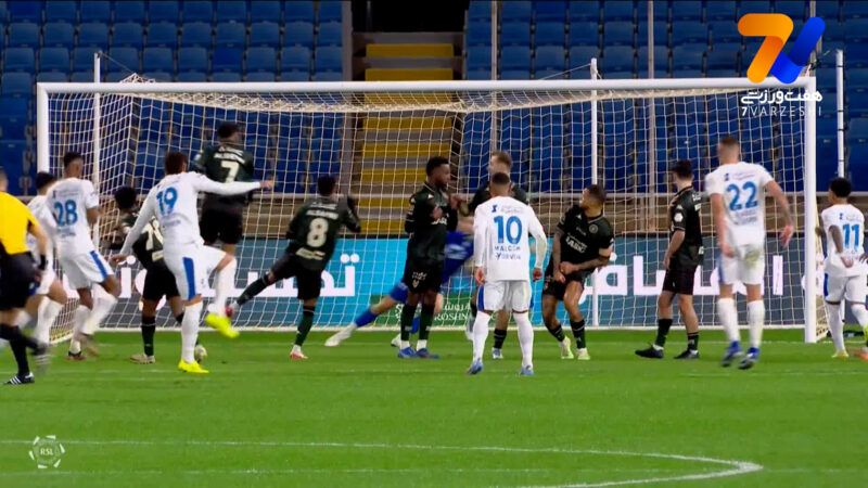 گل سوم الهلال به الخلود توسط هرناندز