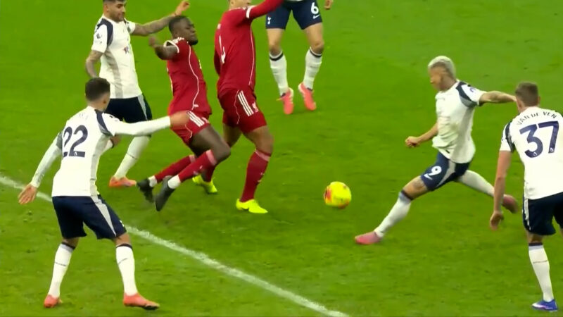 گل اول تاتنهام به لیورپول توسط ریچارلیسون