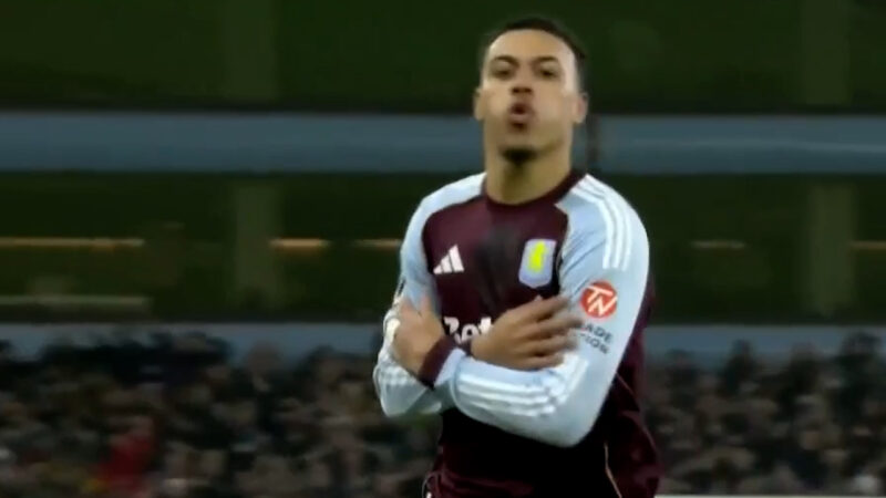 گل دوم استون ویلا به منچستریونایتد با دبل مورگان راجرز