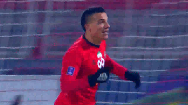 گل دوم تراکتور به الدحیل با سوپرگل انفرادی حسین‌زاده