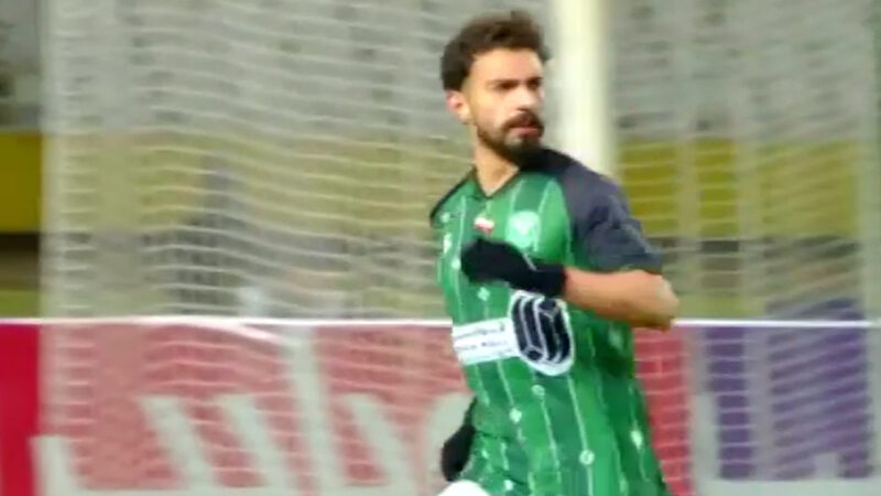 گل دوم خیبر به سپاهان توسط علی خانزادی