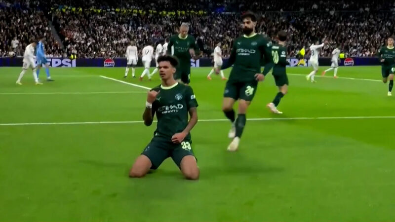 گل اول منچسترسیتی به رئال مادرید توسط اورایلی