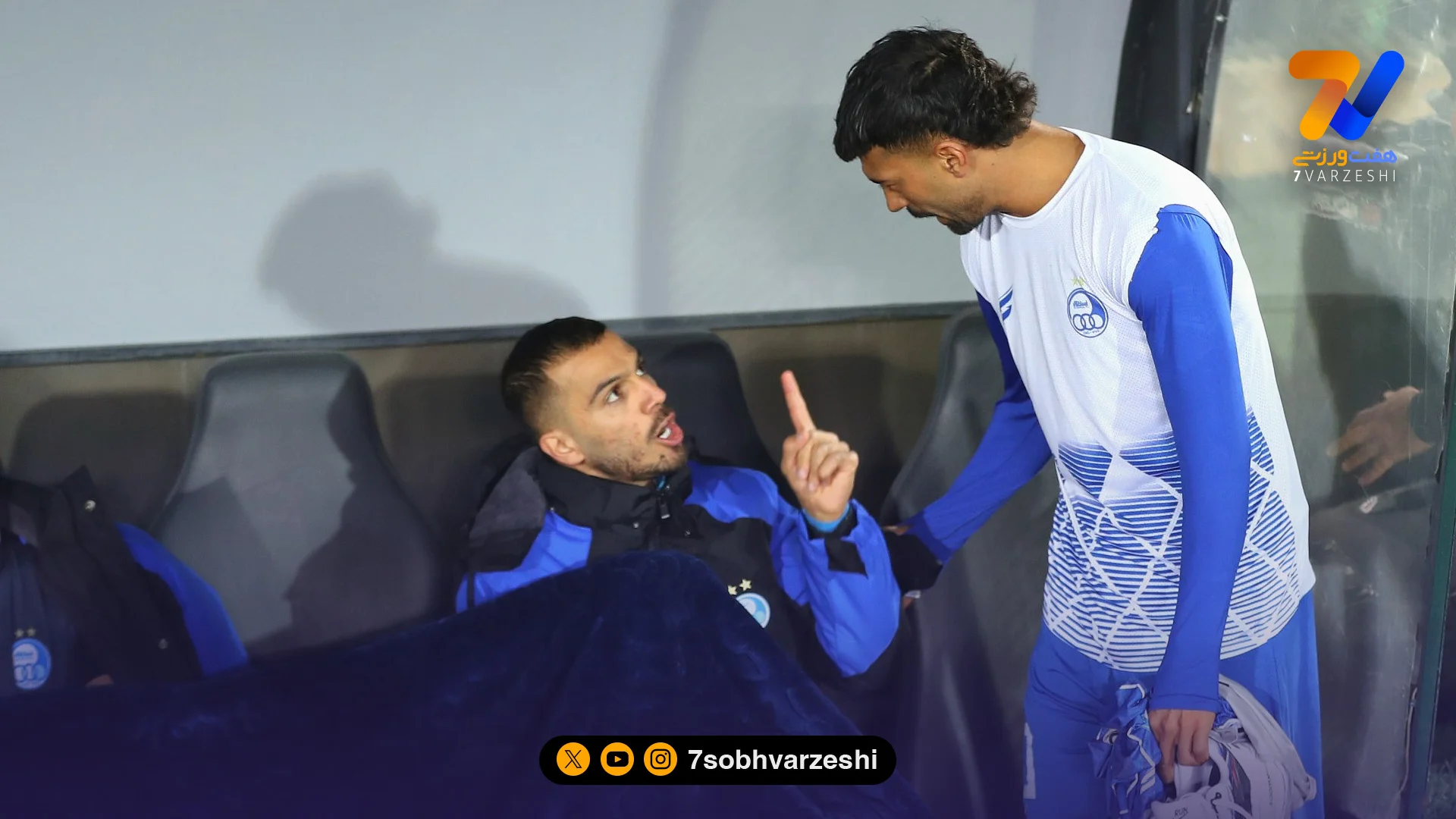 شوخی ابوالفضل جلالی با رامین رضاییان +عکس