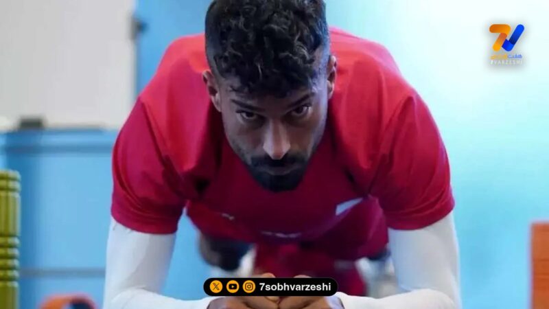 تمرینات سنگین ورزشی رامین رضاییان زیر نظر محمدرضا گلزار